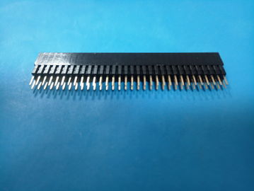 الصين 2.54mm np أنثى رأس دبوس رأس رابط H: 13.5mm، DIP، لون أسود مصنع
